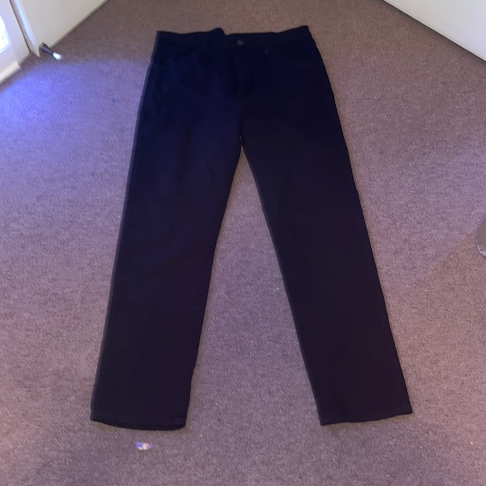 Black rustler jeans 36x32